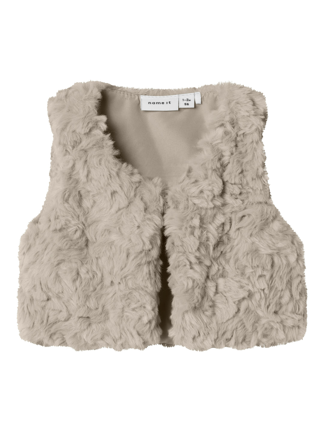 Vest Nano Fake Fur Island Fossil