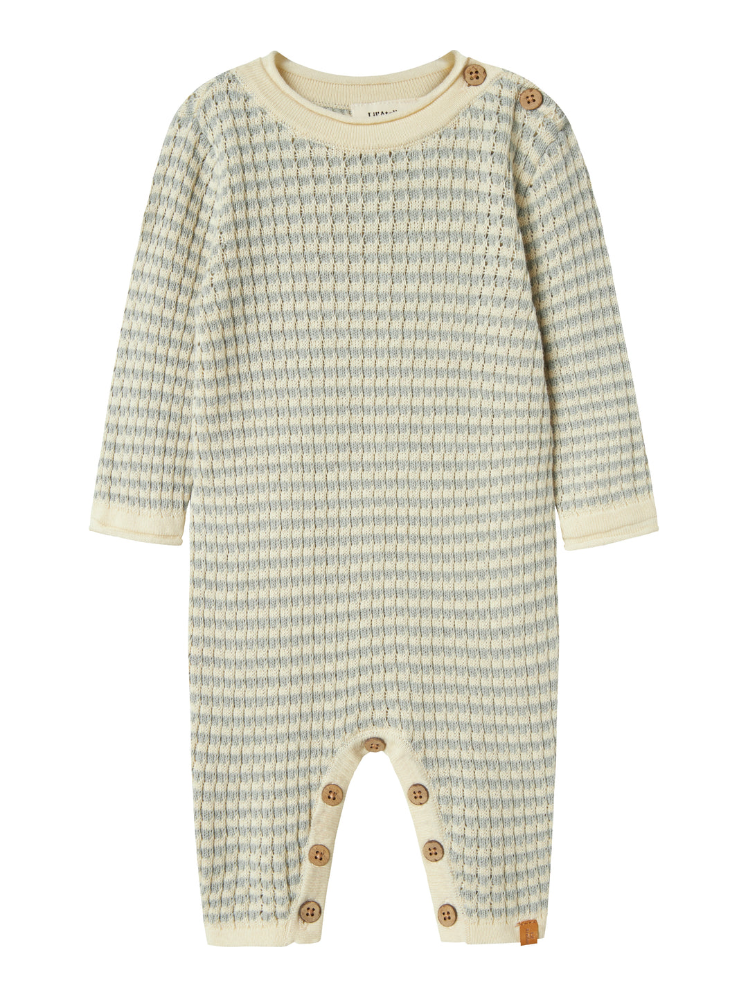 Kruippakje Nelson Knit Suit Pigeon