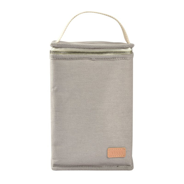 Beaba Isothermische Koeltas Pearl Grey – compacte en opvouwbare lunchtas