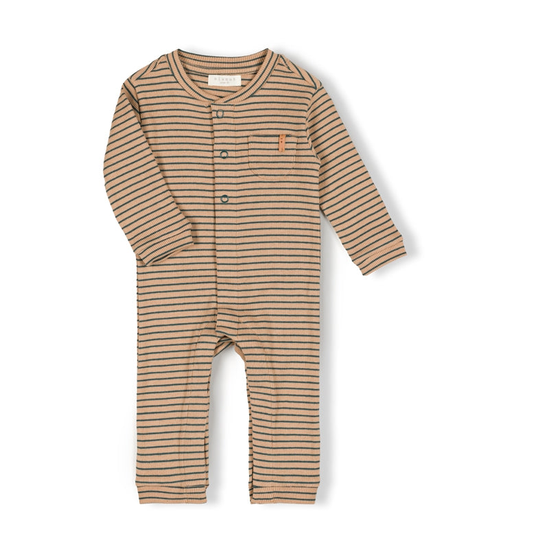 Nixnut - Kruippakje Tof Moss Stripe
