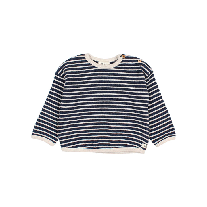 Búho - Sweater Baby Soft Jersey Stripes Navy