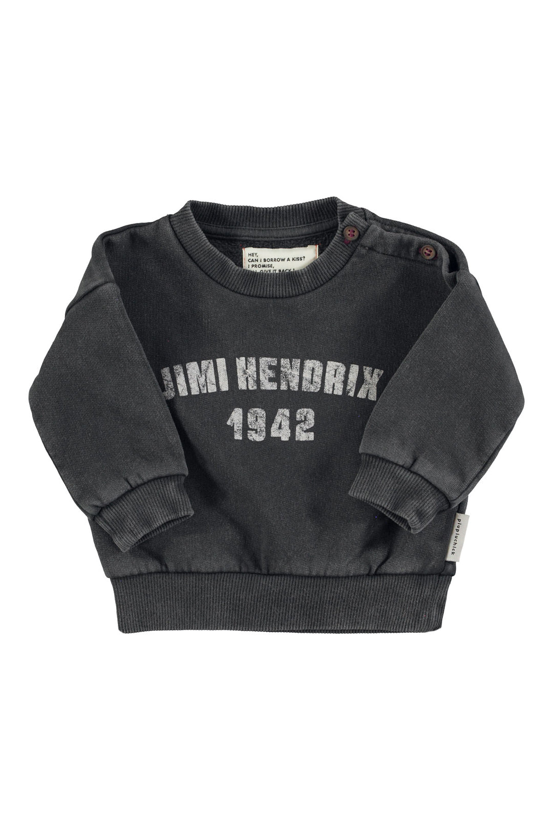 Piupiuchick - Sweater Baby Jimi Hendrix Faded Black