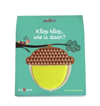 Standaard - Boek Klop Klop, Wie Is Daar? | Stoffen flapjesboek