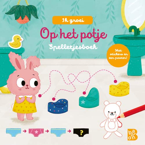 Standaard - Spelletjesboek Ik Groei Op Het Potje | Met Stickers