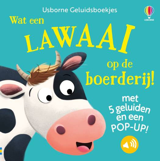 Standaard - Geluidenboek Wat Een Lawaai Op De Boerderij! | Met geluidenknoppen