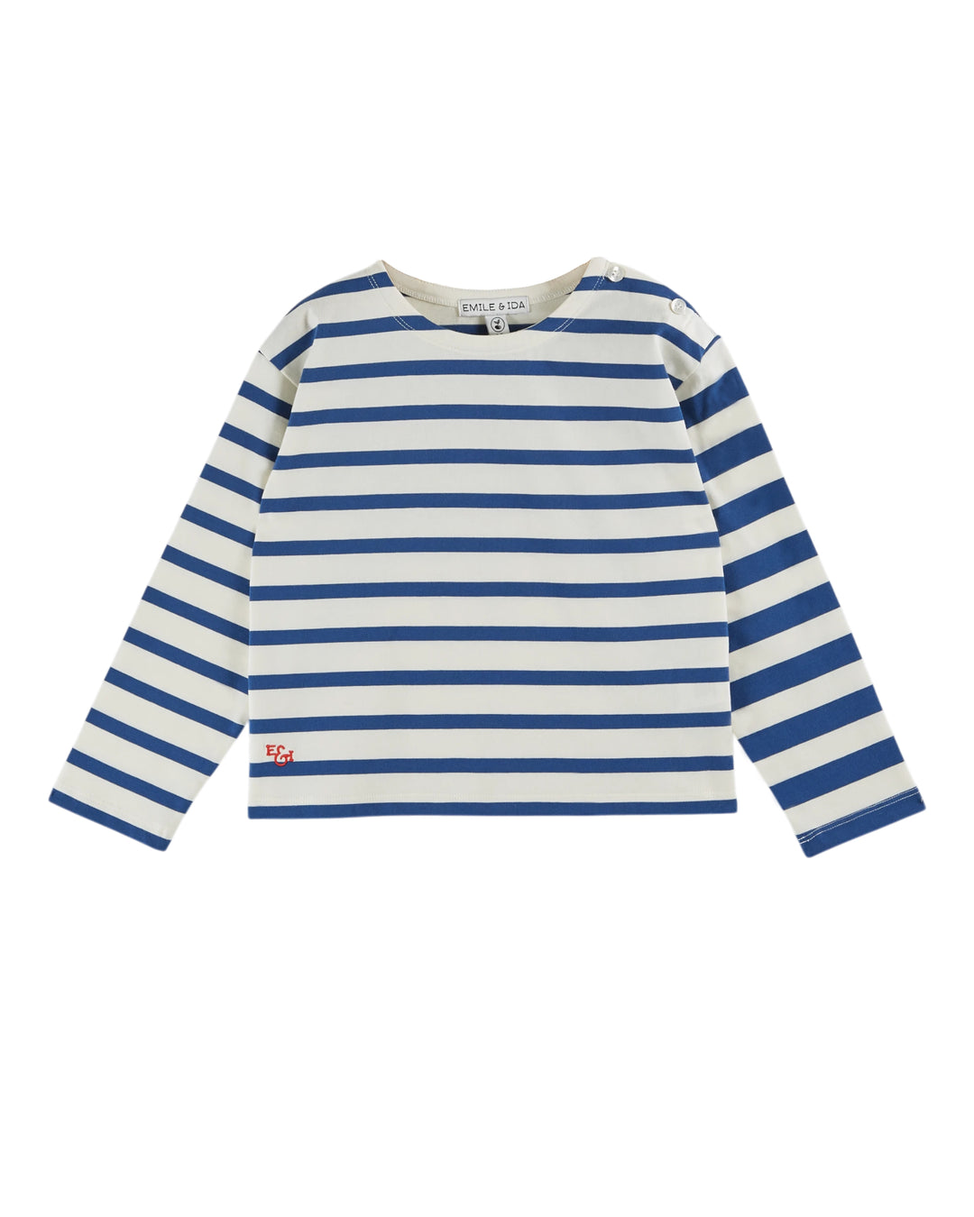 Emile et Ida - T-shirt Sailor | Ecru / Marine