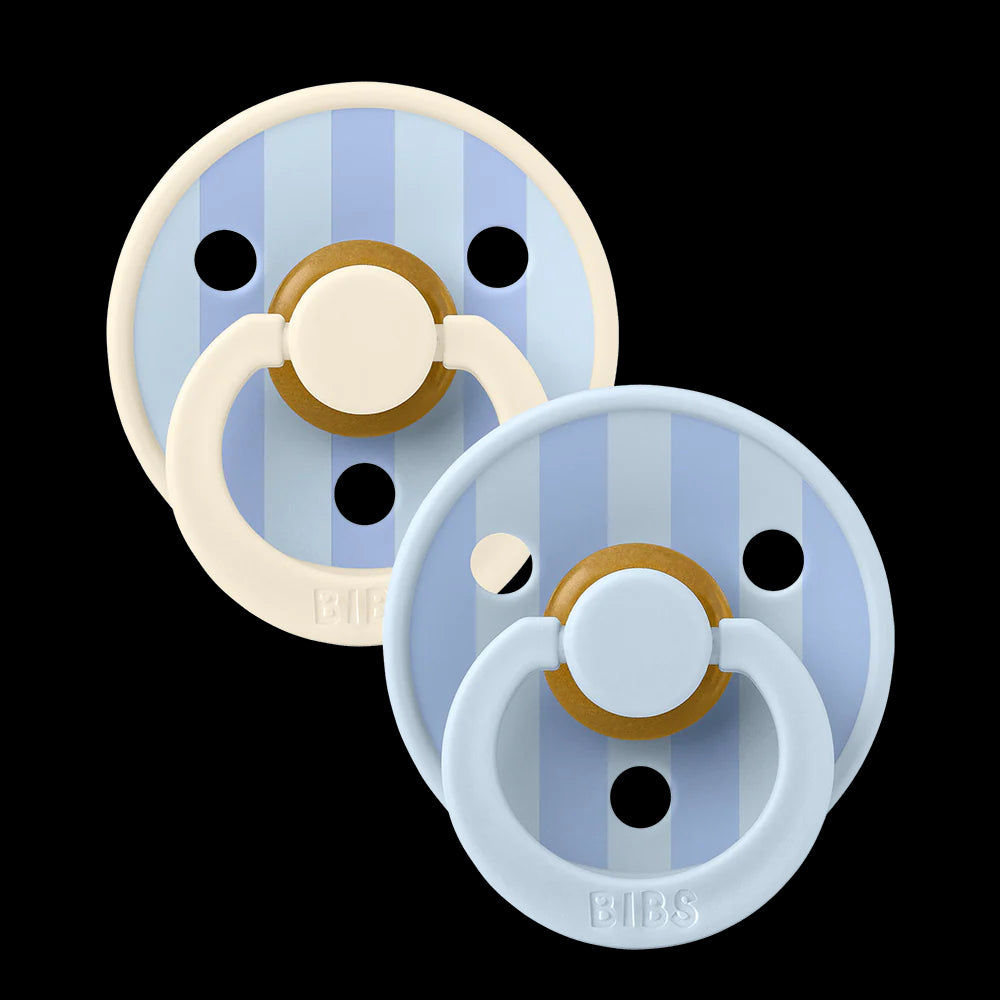 Bibs - Set Fopspenen Studio Duo Pin Baby Blue | 0-6 Maanden