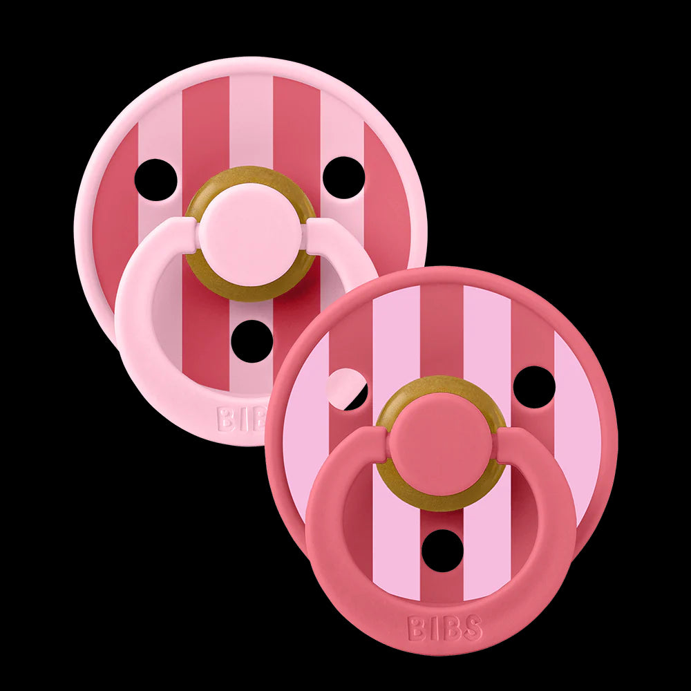Bibs - Set Fopspenen Studio Duo Pin Baby Pink | 6-18 Maanden