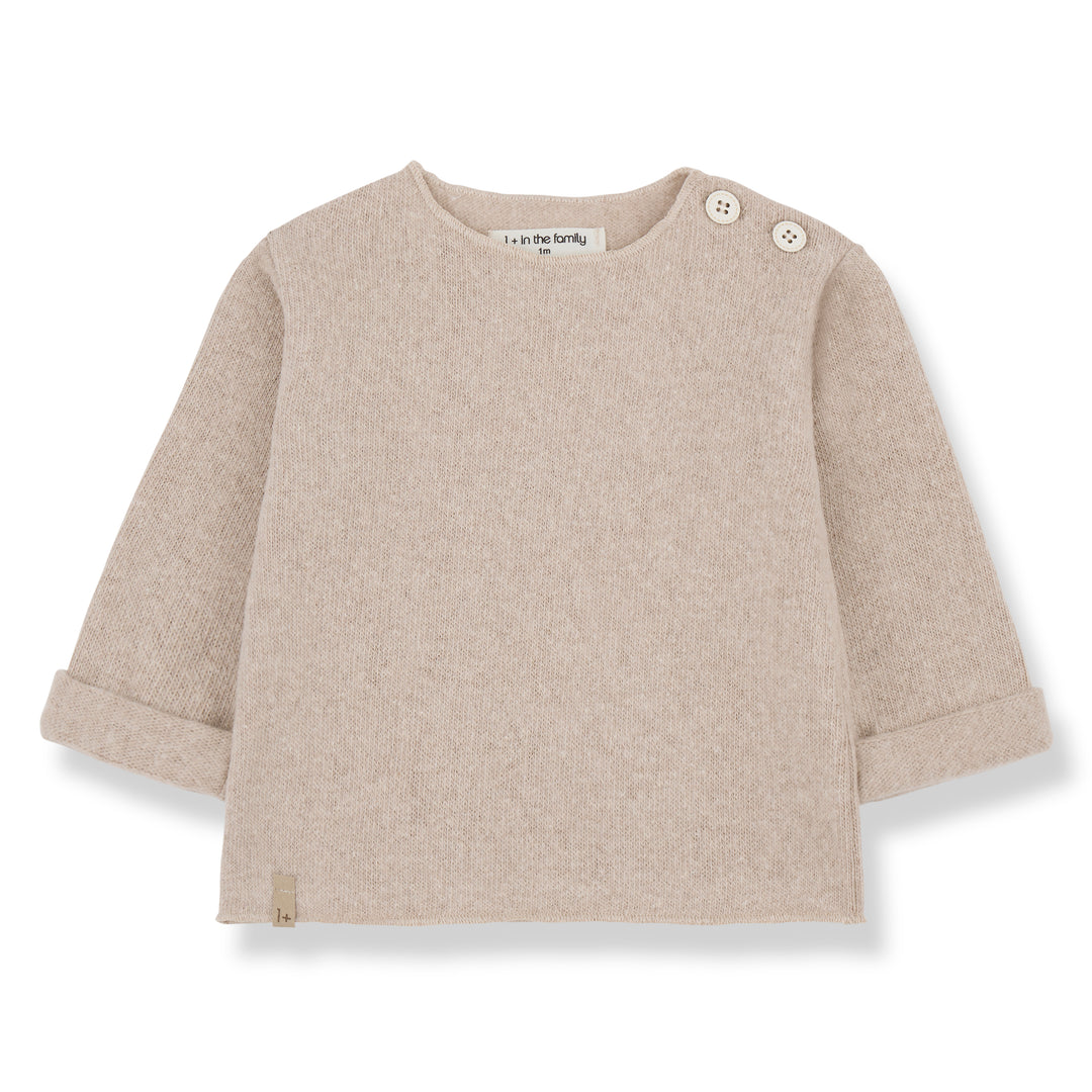 1+ In The Family - T-shirt Chapin Beige