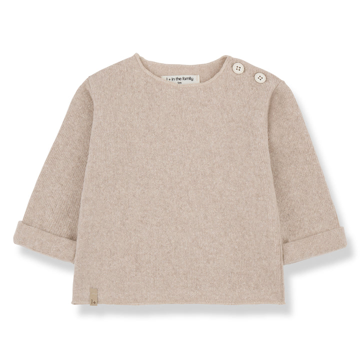 1+ In The Family - T-shirt Chapin Beige