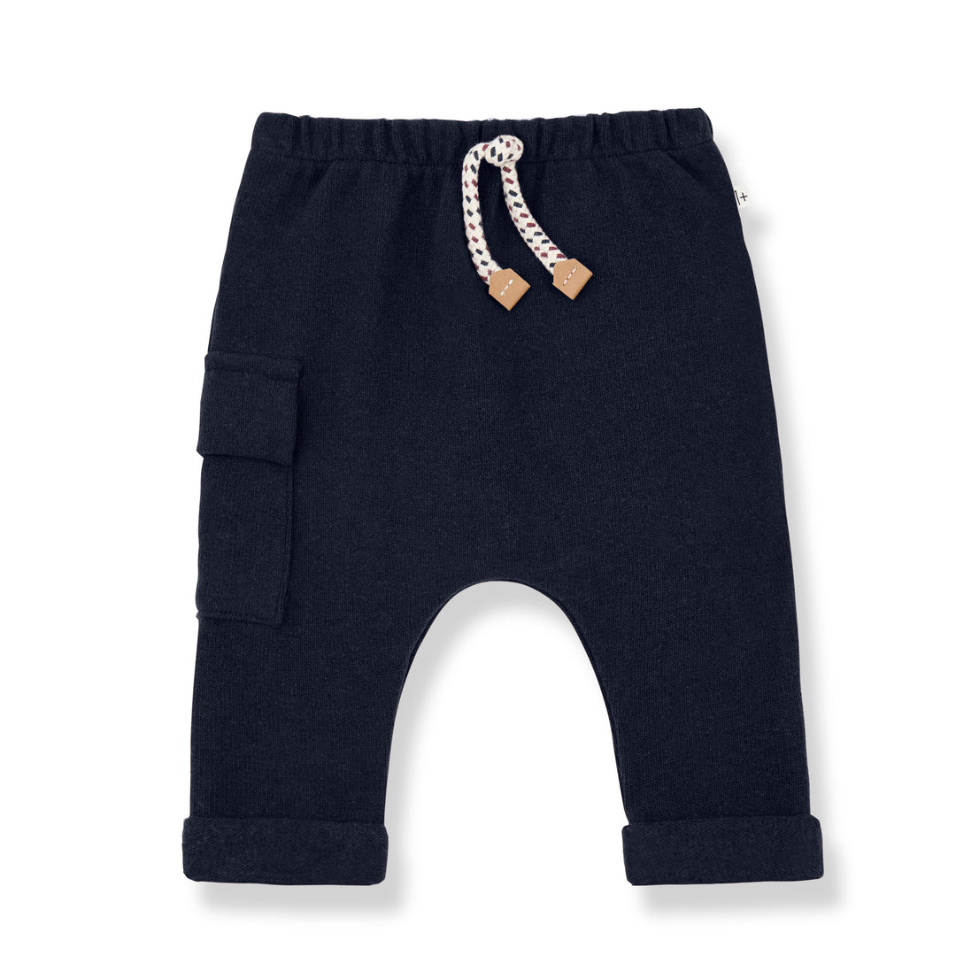 1+ In The Family - Broek Malte Dark Blue