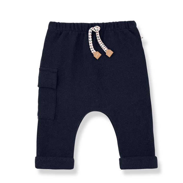 1+ In The Family - Broek Malte Dark Blue