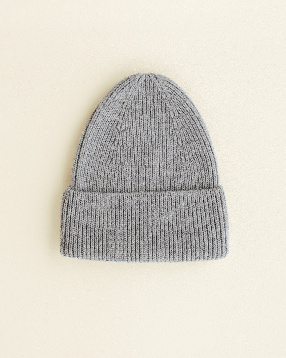 Hvid - Muts Fonzie Small | Grey Melange