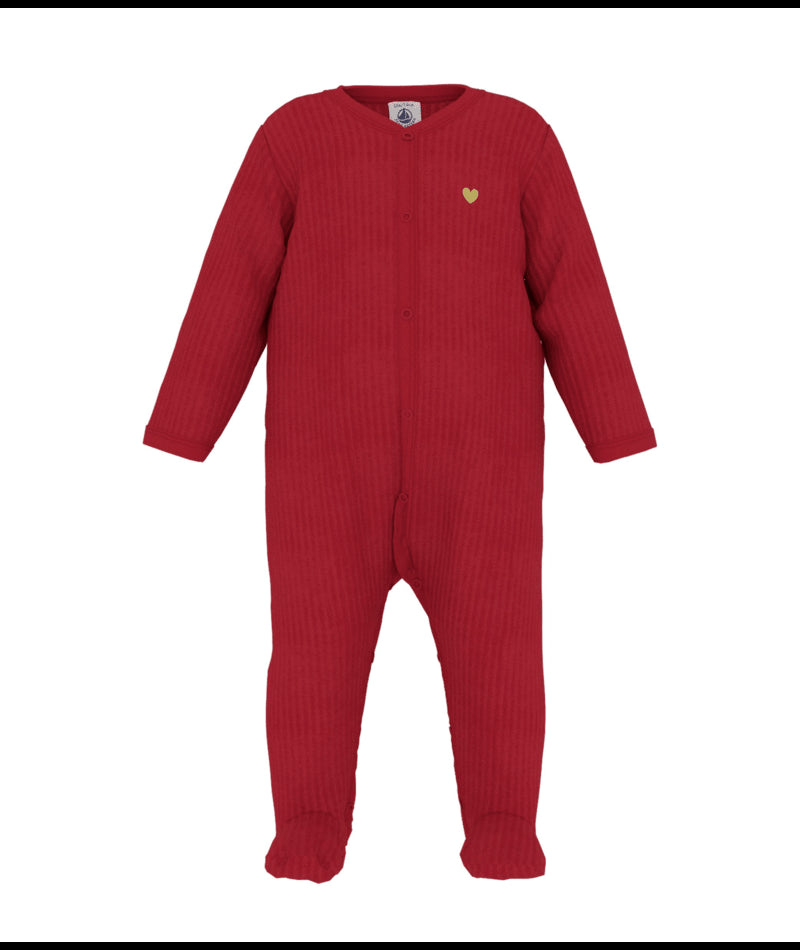 Petit Bateau - Pyjama Met Voetjes Little Heart | Terkuit