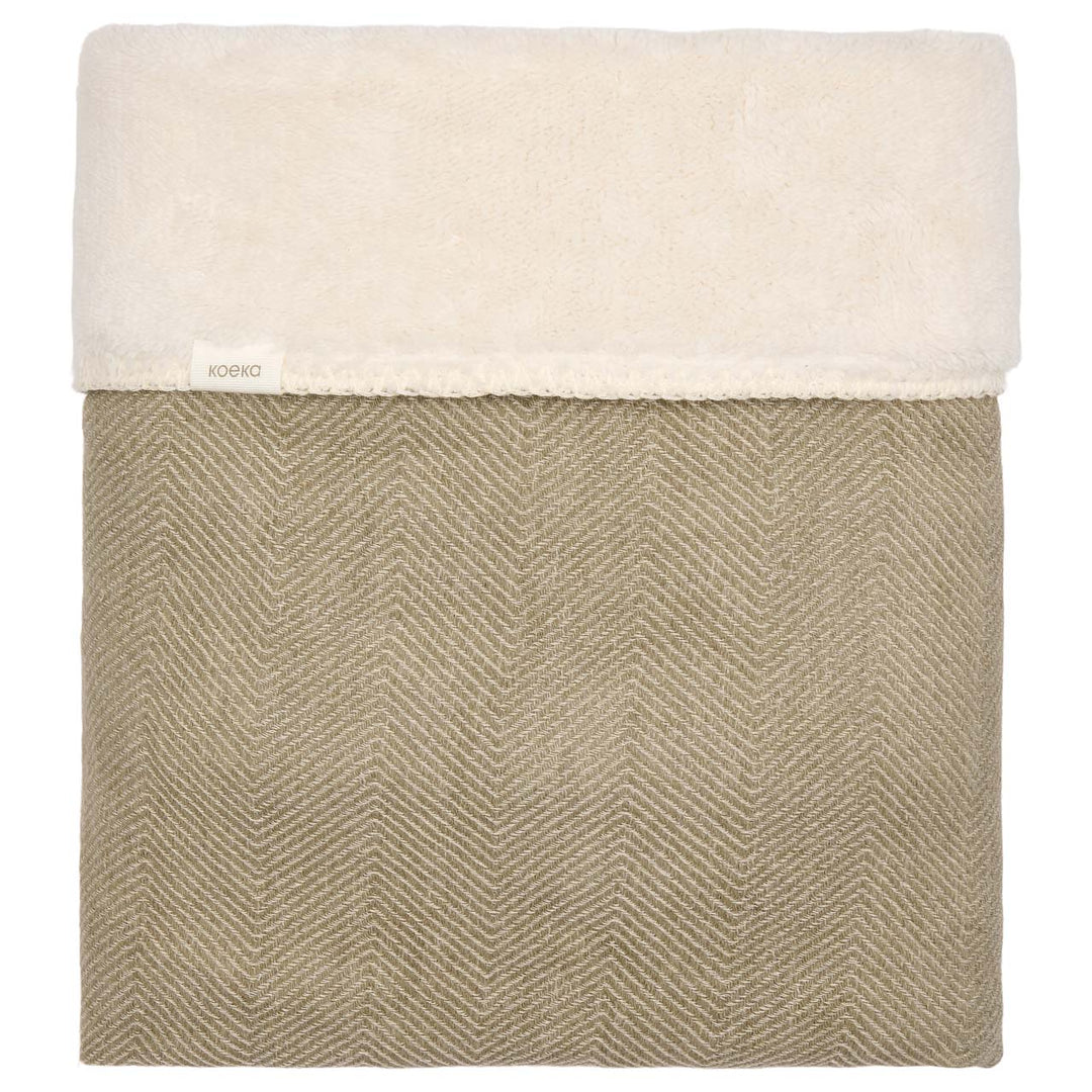 Koeka - Deken Ledikant Teddy Montreal 100 x 150 cm | Moss