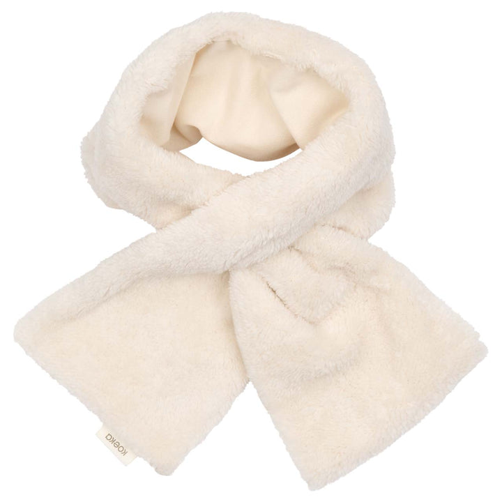 Koeka baby sjaal Malmo in pebble teddy stof, zacht en warm
