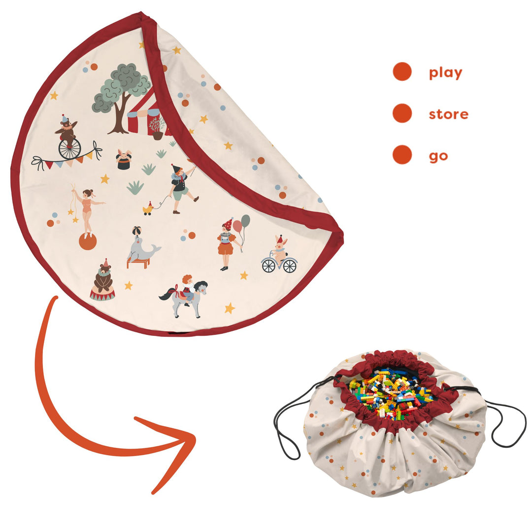 Play & Go - Opbergzak / Speeldeken | Circus