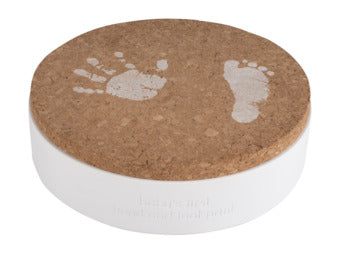 Bambam - Doosje Hand- en Voetprint Kurk