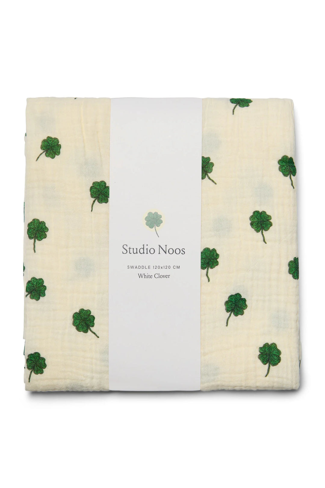 Studio Noos – Tetradoek 120x120 cm Clover | White