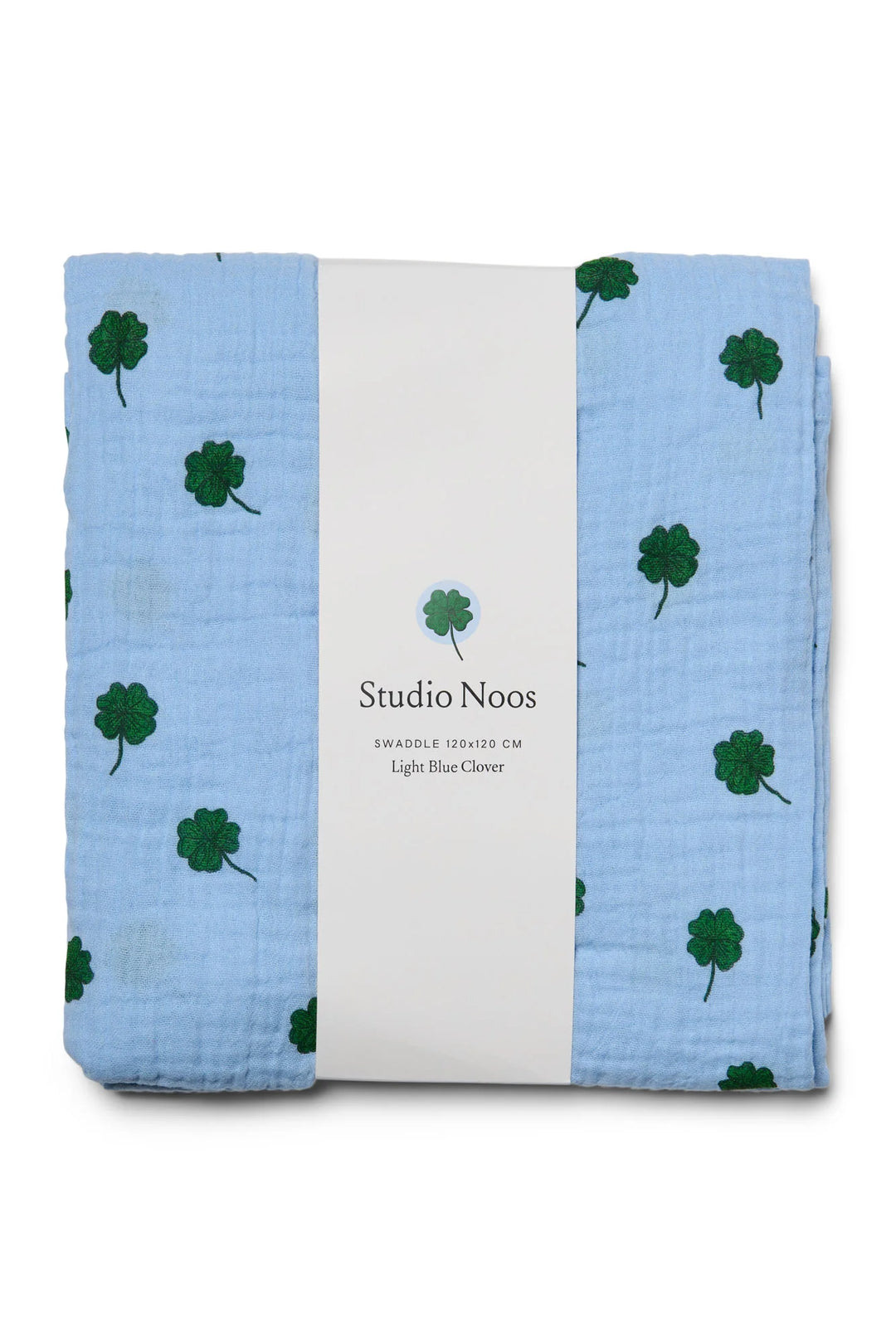 Studio Noos – Tetradoek 120x120 cm Clover | Light Blue