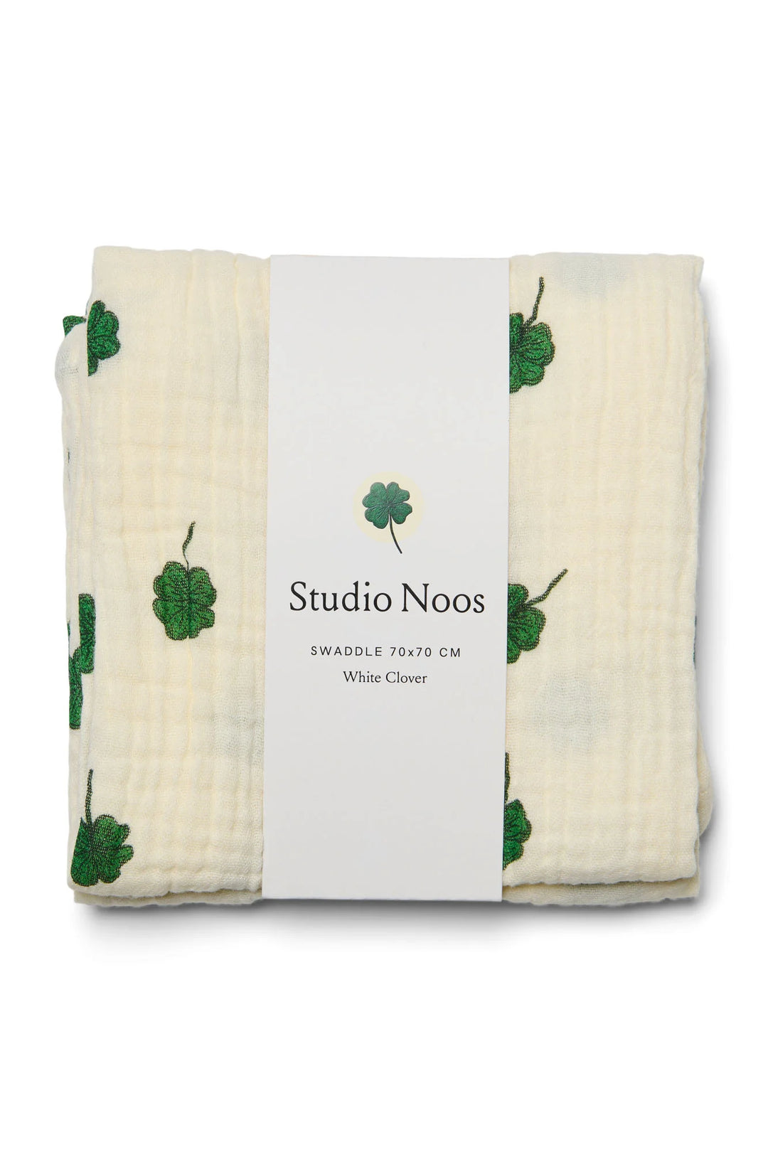 Studio Noos – Tetradoek 70x70cm Clover | White