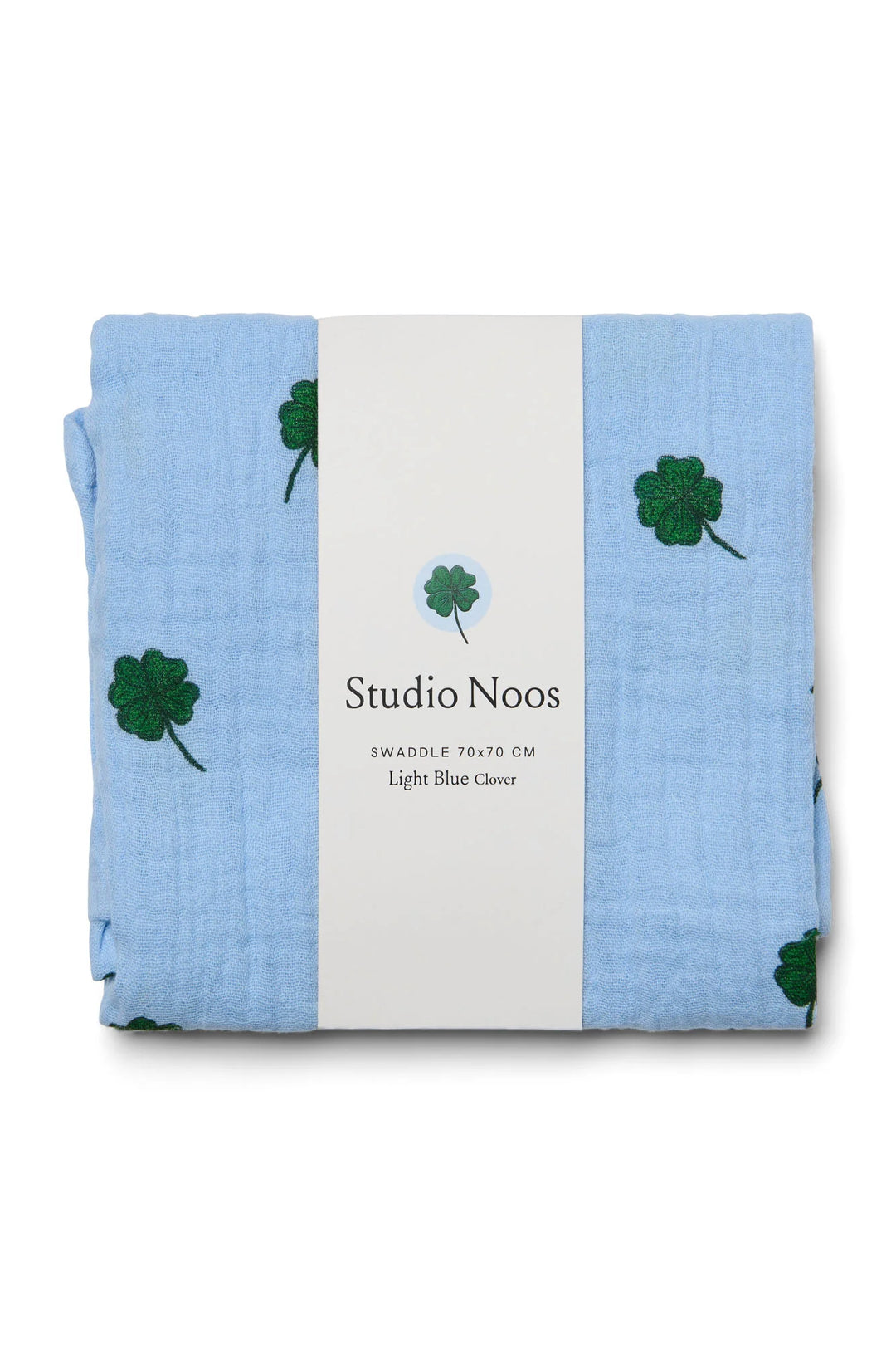 Studio Noos – Tetradoek 70x70cm Clover | Light Blue