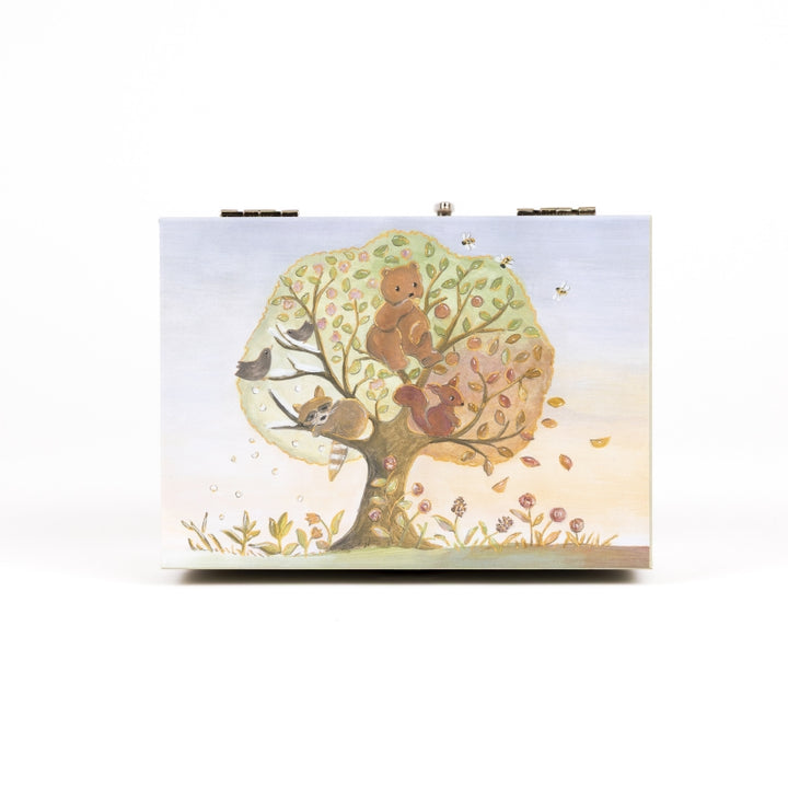 Egmont Toys muzikale sieradendoos 4 Seizoenen met dansende beer en spiegeltje