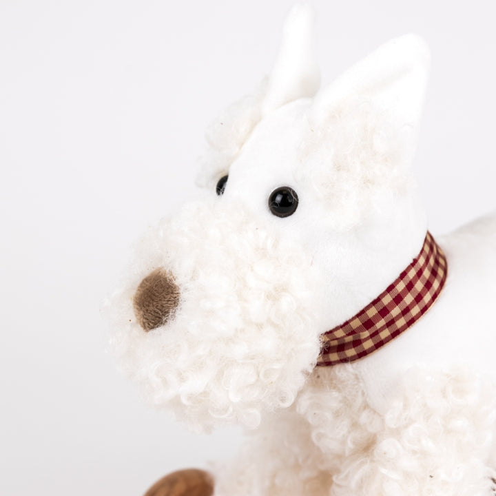 Egmont Toys trekfiguur Lola, pluche hondje op houten wieltjes