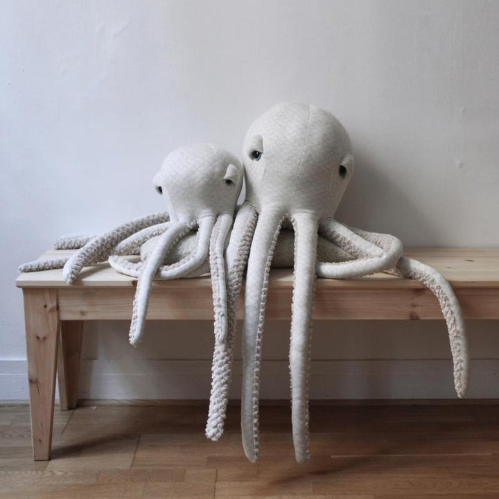Knuffel Octopus Albino Big