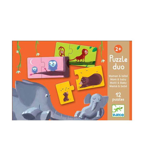 Puzzel Mama en Baby