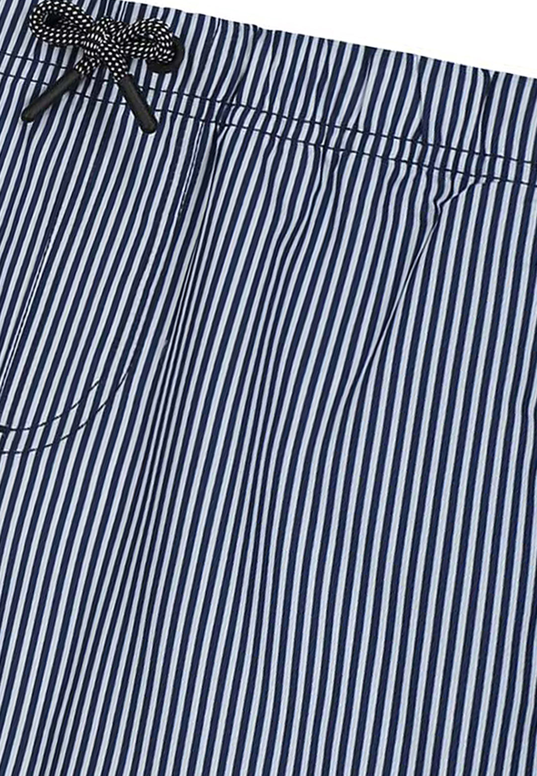 Shiwi Dark Navy Zwemshort Kids Skinny Stripe met rekbare tailleband