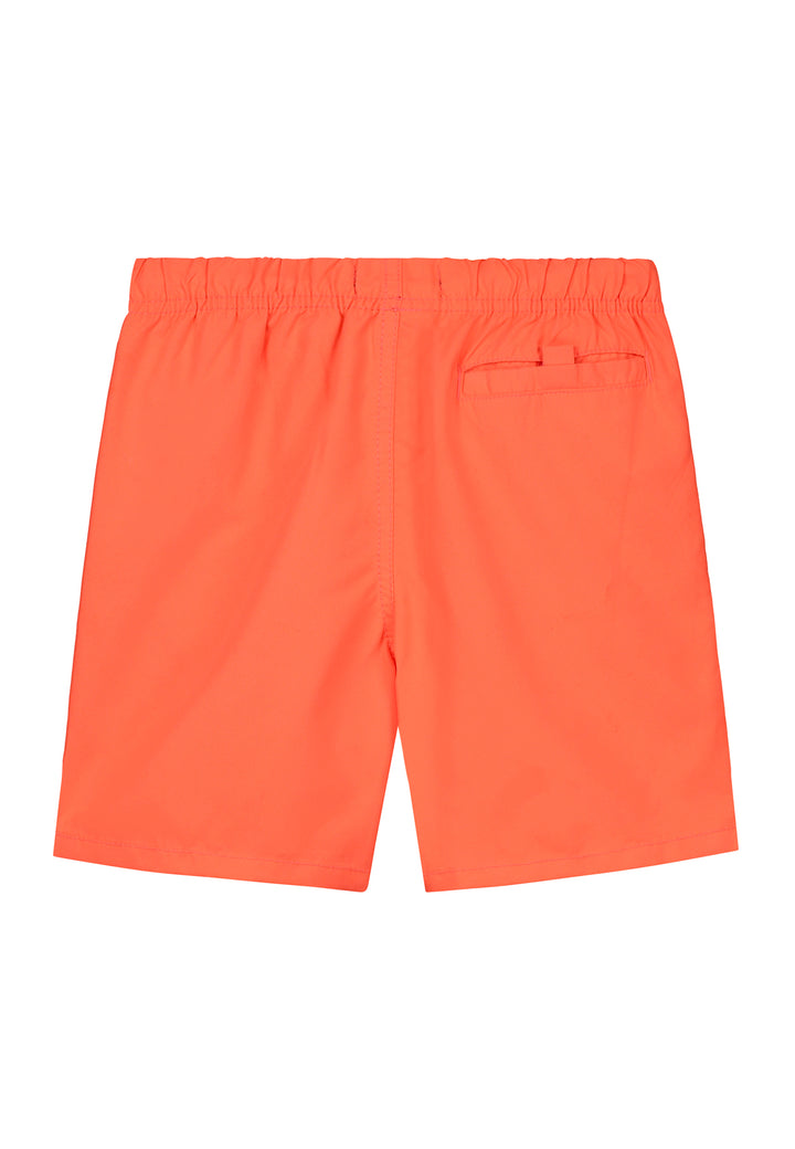 Shiwi Neon Orange Zwemshort Kids Mike met rekbare tailleband