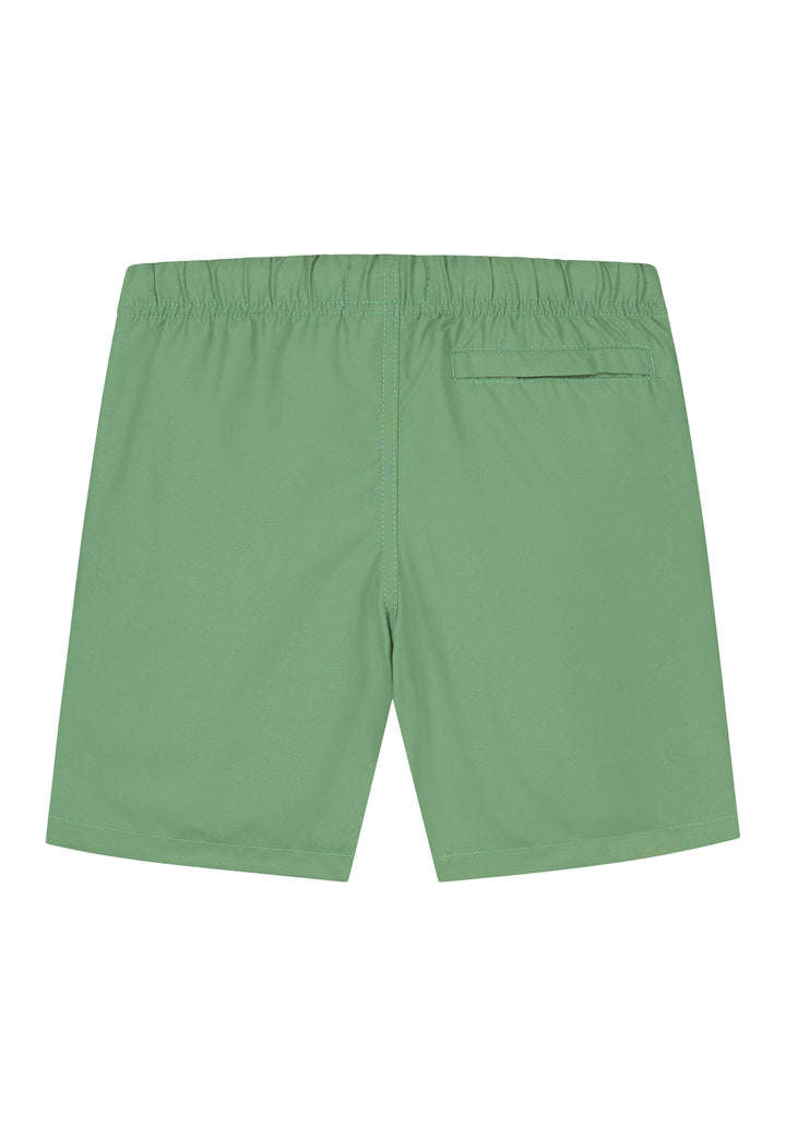 Shiwi Sage Green Zwemshort Kids Mike met rekbare tailleband