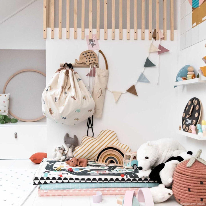 Opbergzak / Speeldeken Big Cars