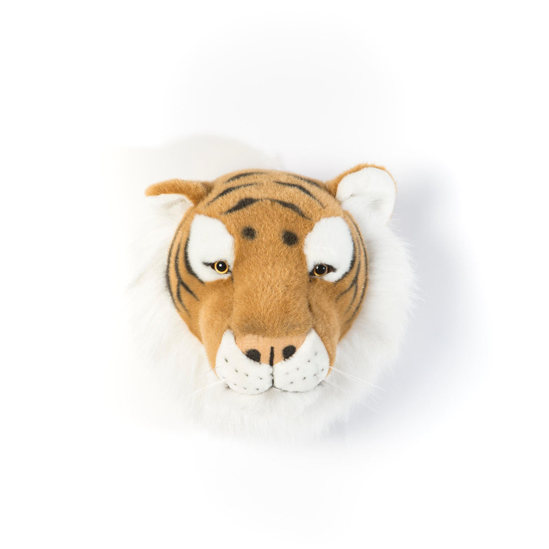 Felix de tijger dierenhoofd van Wild & Soft, oranje met strepen, kinderkamerdecoratie