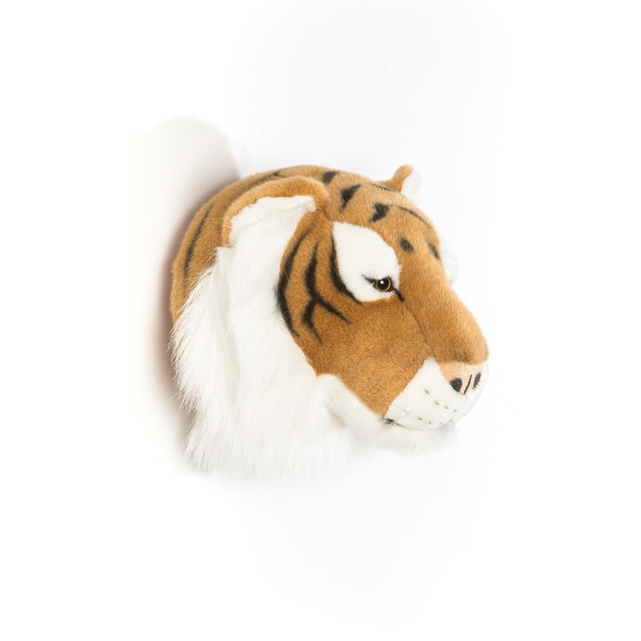Felix de tijger dierenhoofd van Wild & Soft, oranje met strepen, kinderkamerdecoratie