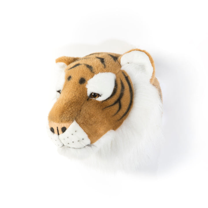 Felix de tijger dierenhoofd van Wild & Soft, oranje met strepen, kinderkamerdecoratie