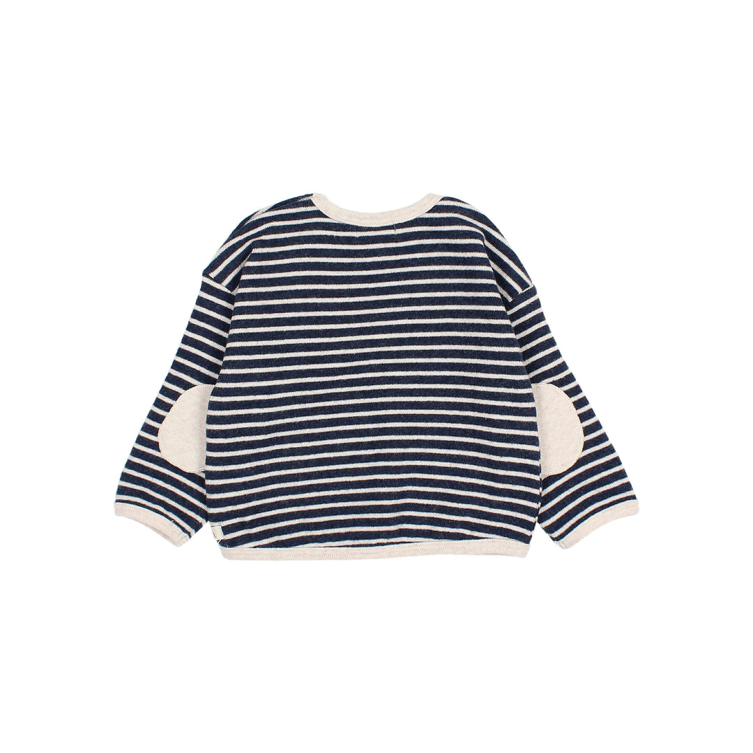 Búho - Sweater Baby Soft Jersey Stripes Navy