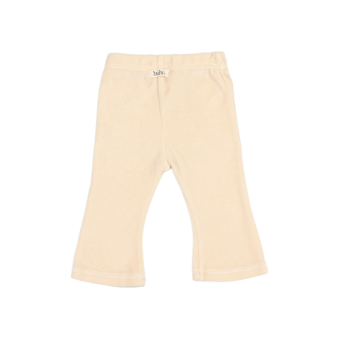 Búho - Legging Baby Tulip Velvet Flare Ivory