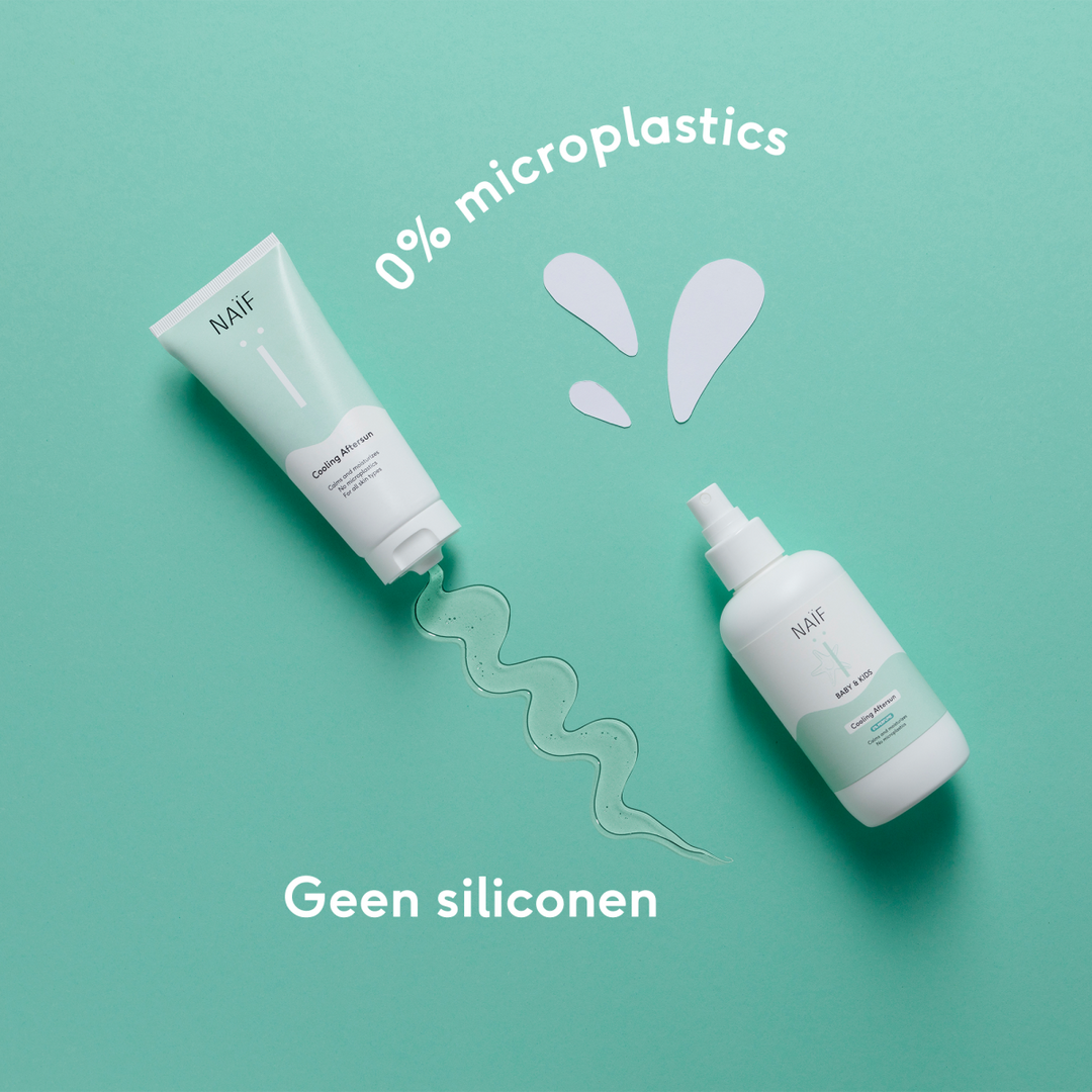 Naïf aftersun gel 100ml met aloë vera voor kalmerende huidverzorging