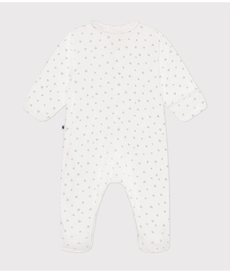 Pyjama Met Voetjes Blue Little Heart Marshmallow / Gomme