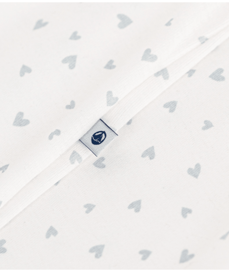 Pyjama Met Voetjes Blue Little Heart Marshmallow / Gomme