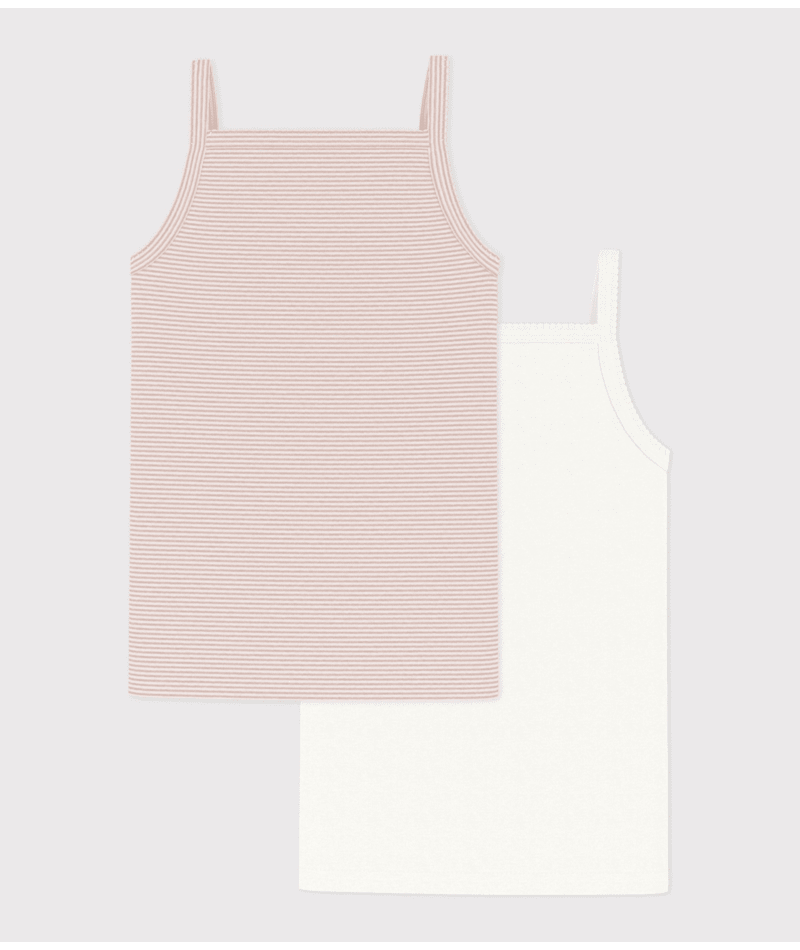 Onderhemd Bretel Pink / White Variante 1 (2pack)