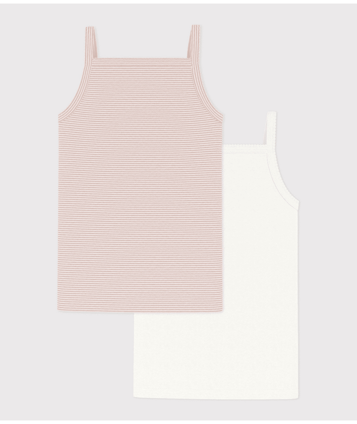 Onderhemd Bretel Pink / White Variante 1 (2pack)