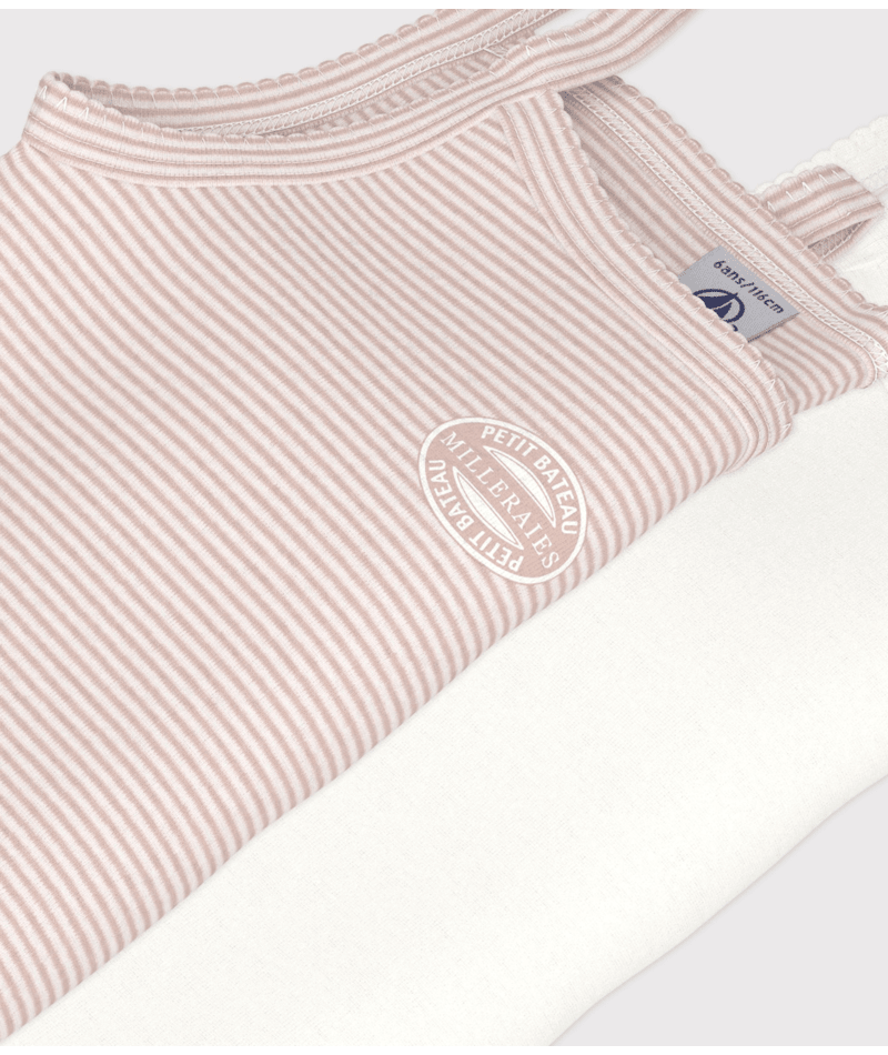 Onderhemd Bretel Pink / White Variante 1 (2pack)