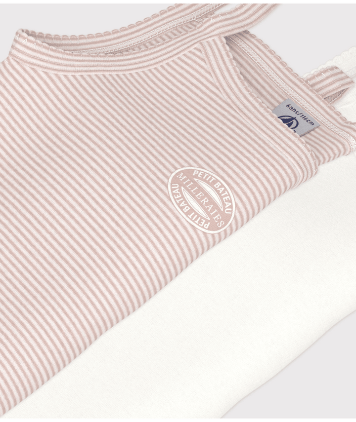 Onderhemd Bretel Pink / White Variante 1 (2pack)