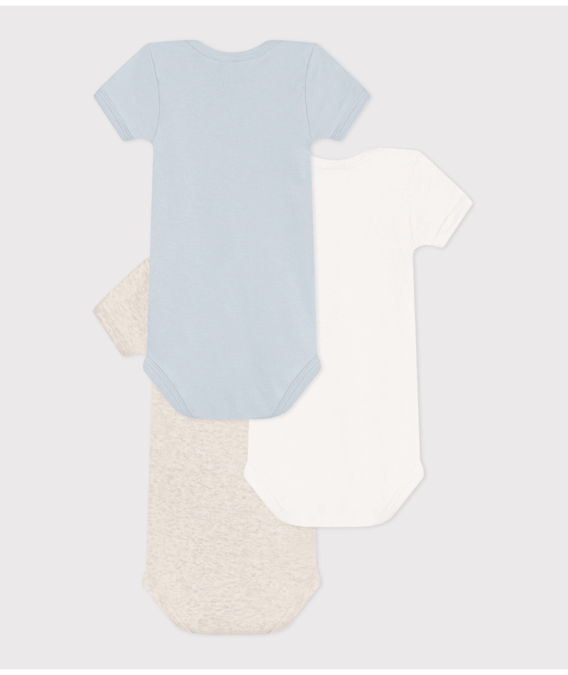 Body Korte Mouwen Sand Melange / Blue / White Variante 1 (3pack)