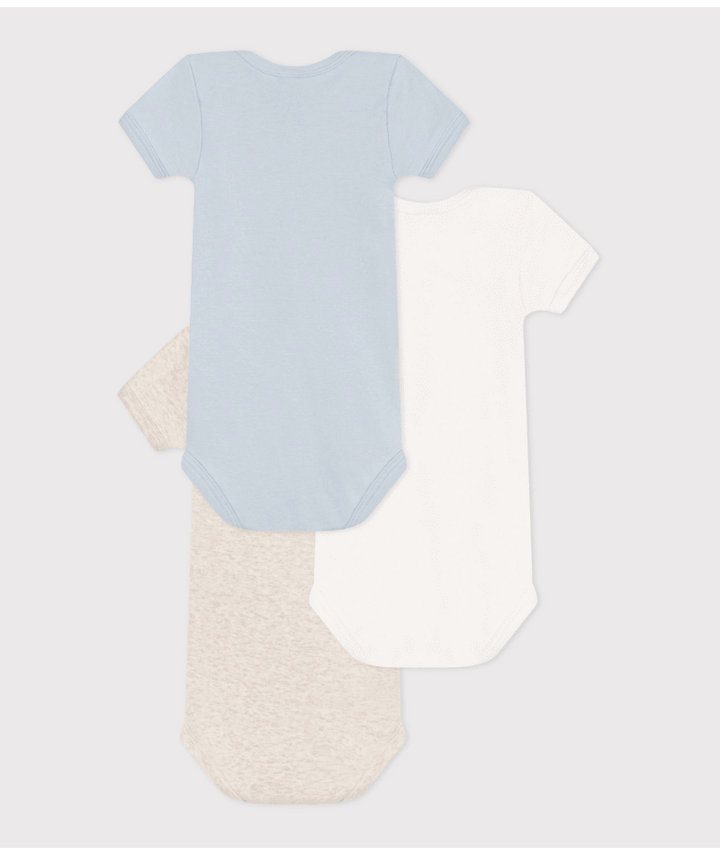 Body Korte Mouwen Sand Melange / Blue / White Variante 1 (3pack)