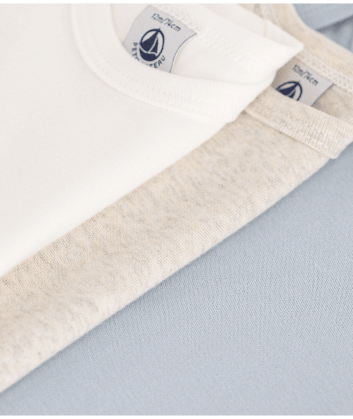 Body Korte Mouwen Sand Melange / Blue / White Variante 1 (3pack)