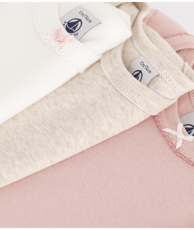 Body Korte Mouwen Sand Melange / Pink / White Variante 1 (3pack)